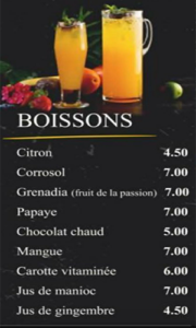 Boissons